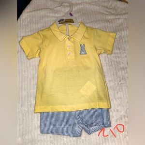 #210 Baby Essentials 2 piece short set  NWT